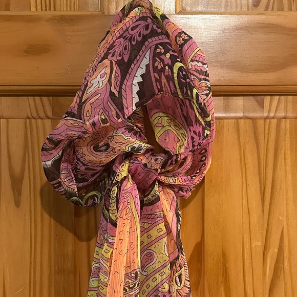 Accessories - Colorful Paisley Scarf